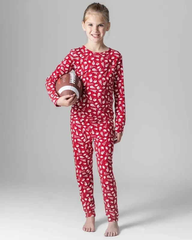Football Kids Bamboo Pajamas