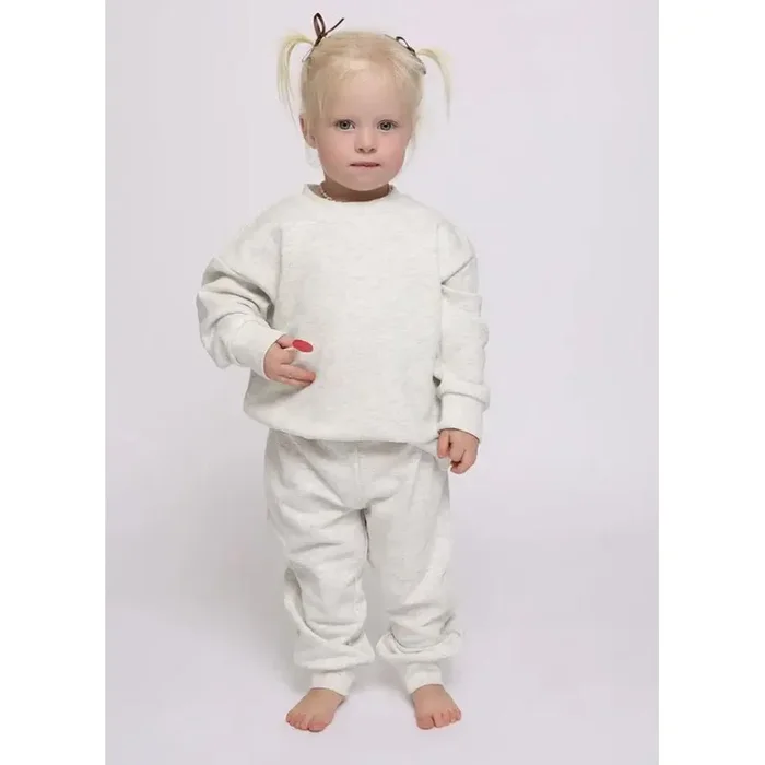 Forever French Child Sweat Set – Heather Grey