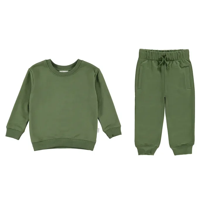 French Terry Set – Bronze Green