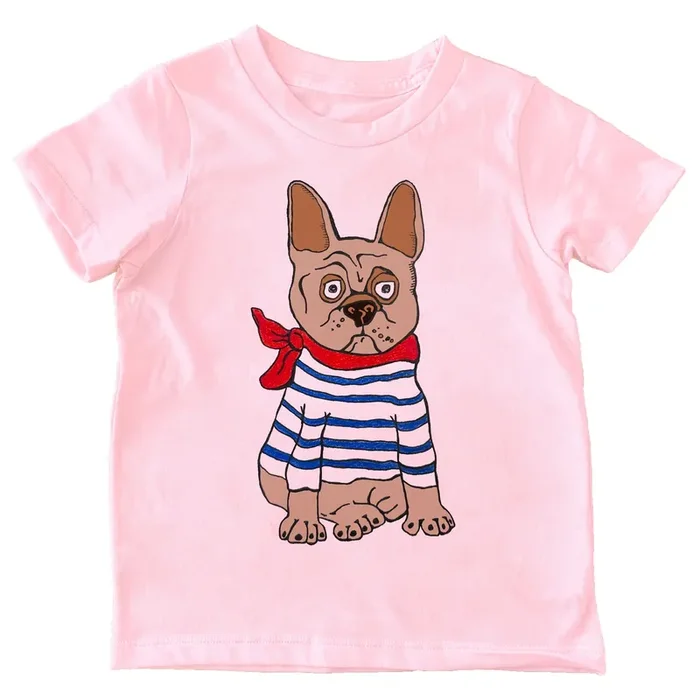Frenchie – Pink Tee