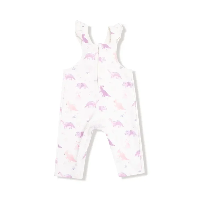 Front Placket Ruffle Overall