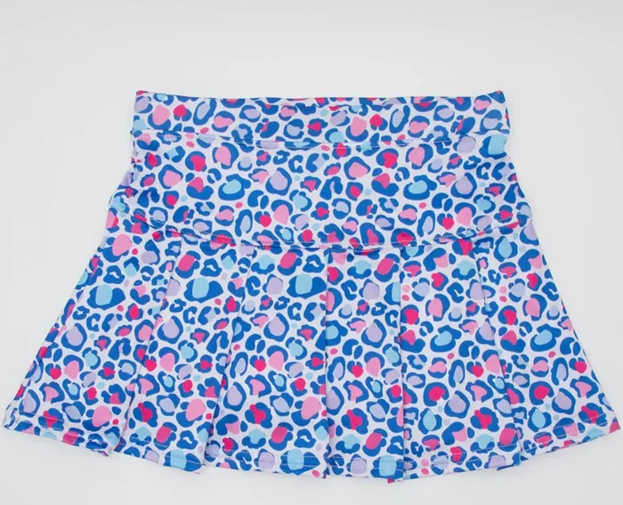 Gathered Skort | Leopard Chic