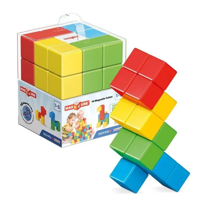 GeoMag Magicube GREEN Line- 16 Cubes
