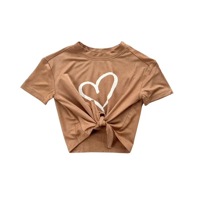 Girl’s Tie Front Shirt