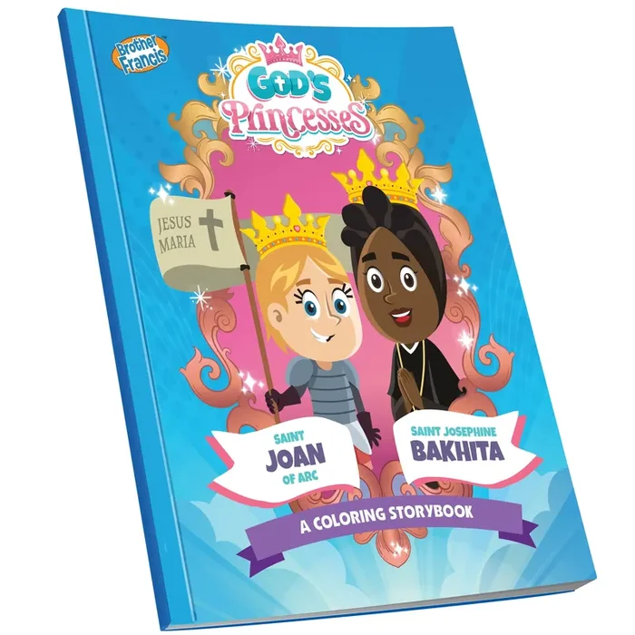 God’s Princesses Volume 1 Coloring Book – St. Joan Of Arc And St. Josephine Bakhita