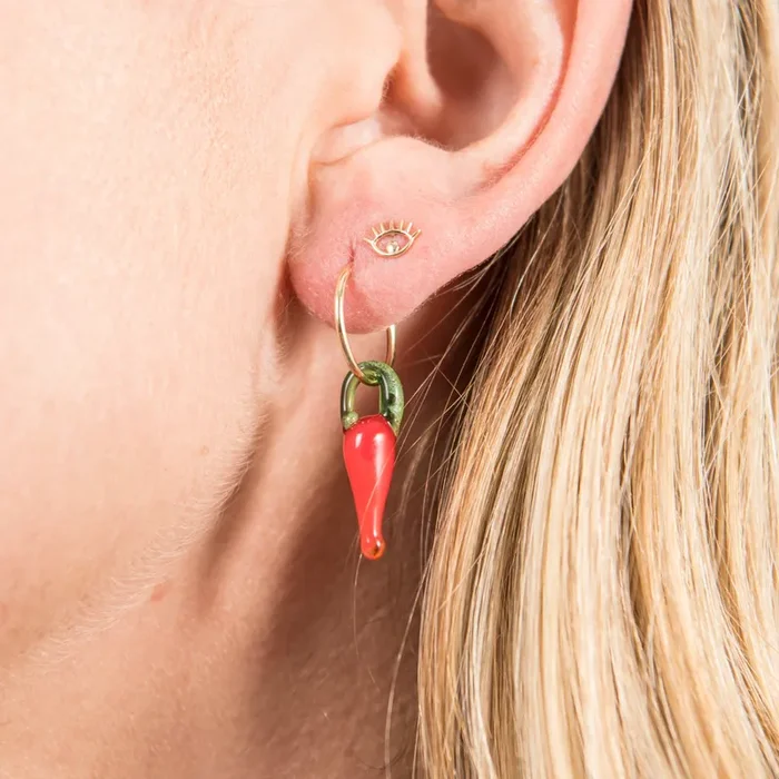 Gold Eye Studs