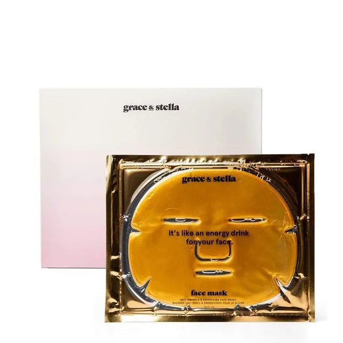 Grace & Stella Anti-Wrinkle + Energizing Face Masks – 6 Pack