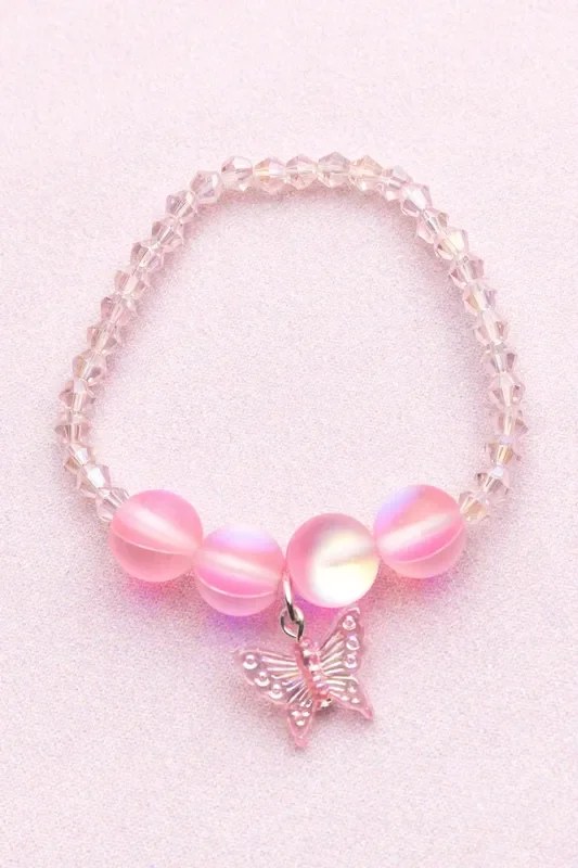 Great Pretenders Holo Pink Crystal Bracelet
