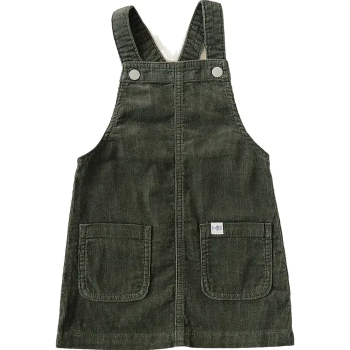 Green Corduroy Dress