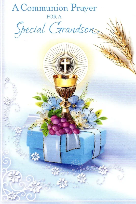 Greeting Card – A Communion Prayer for a Special Grandson