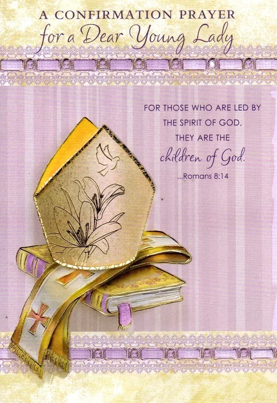 Greeting Card – A Confirmation Prayer for a Dear Young Lady GC53068