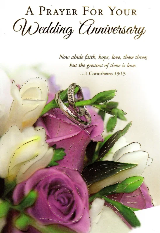 Greeting Card – A Prayer for Your Wedding Anniversary