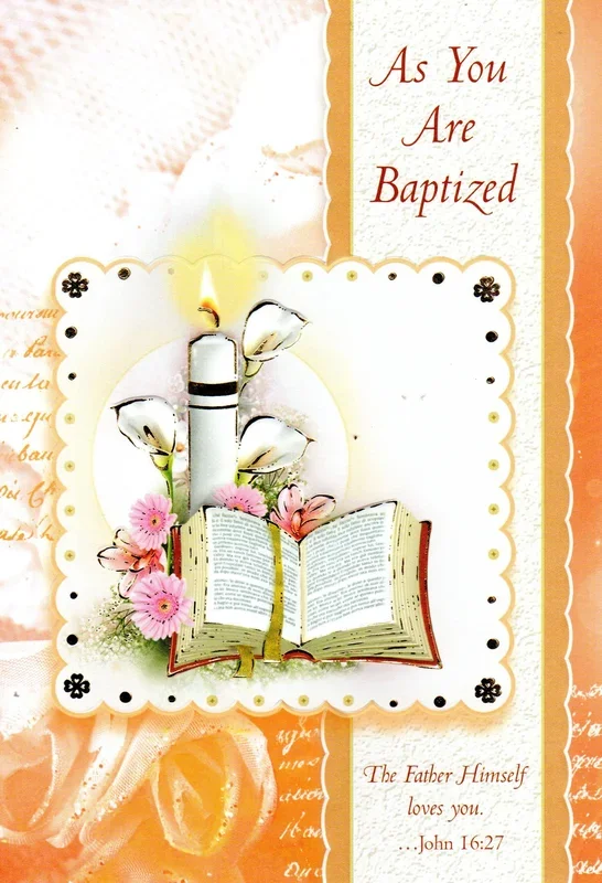 Greeting Card – As You Are Baptized GC36087