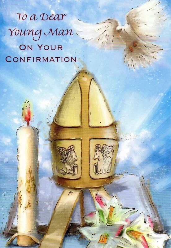 Greeting Card – To a Dear Young Man on Your Confirmation GC37093