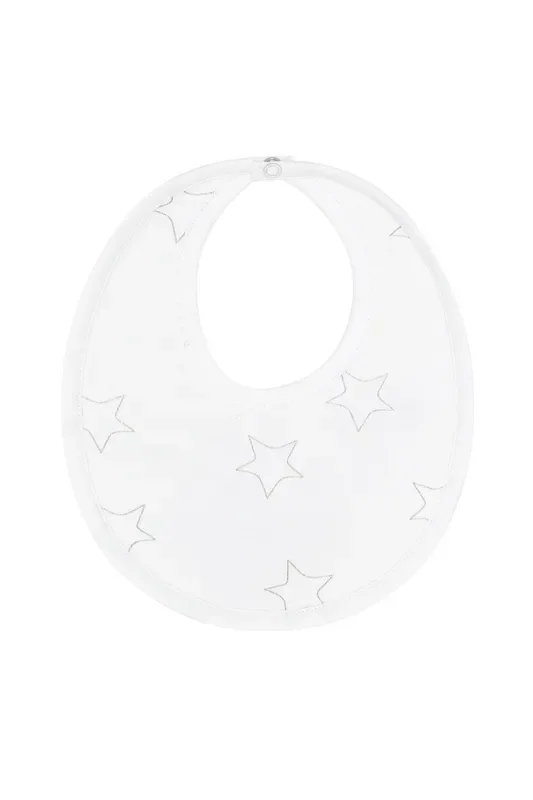 Grey Stars Print Bib