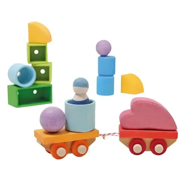Grimm’s Building Set Wooden Train