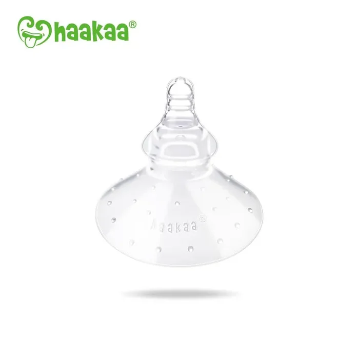 Haakaa Silicone Breastfeeding Nipple Shield, Round Shape 1 Pk