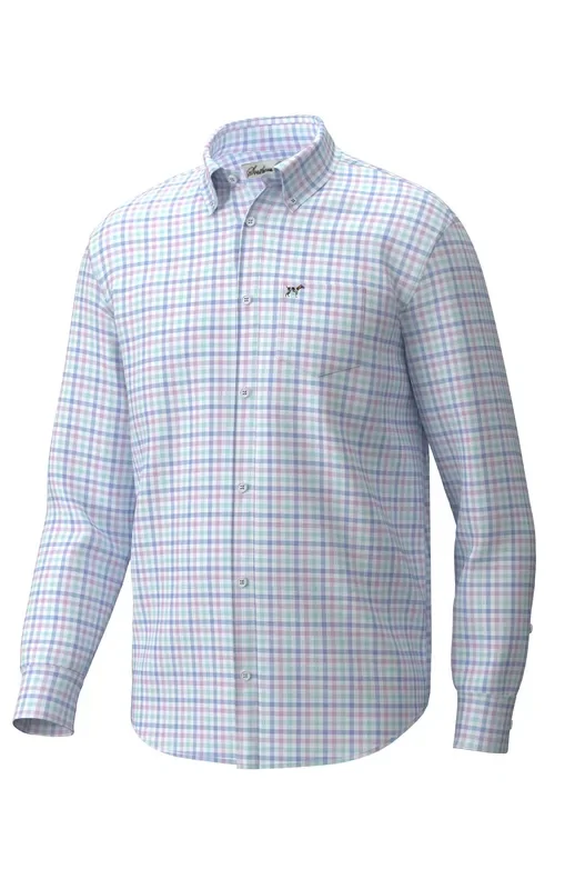 Hadley Luxe Lite Button Down – Easter Gingham