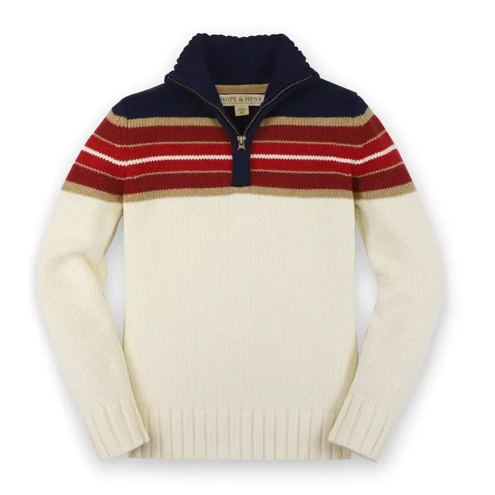 Half Zip Pullover Organic Sweater – Baby