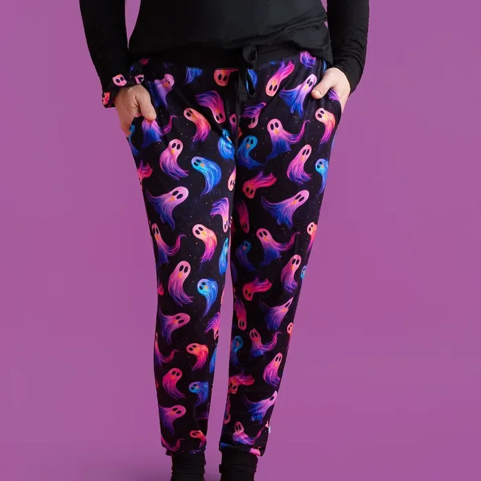 Halloween | Whirling Ghosts | Women’s Bamboo Jogger Pajama Pants