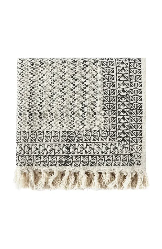 Hand-Printed Couch Throw Blanket – Greenwich