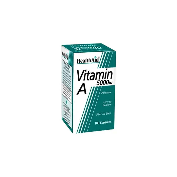 Health Aid Vitamin A 5000iu 100 Capsules
