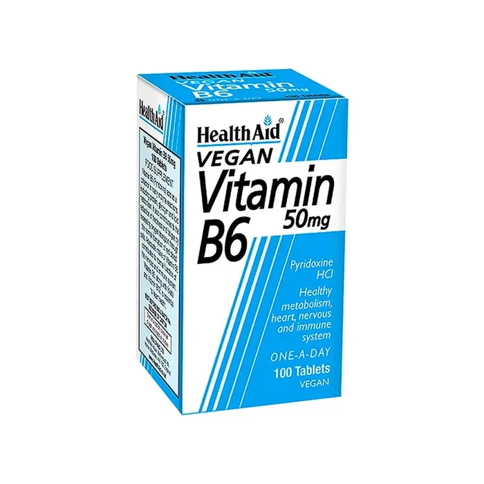 Health Aid Vitamin B6 50mg 100 Tablets