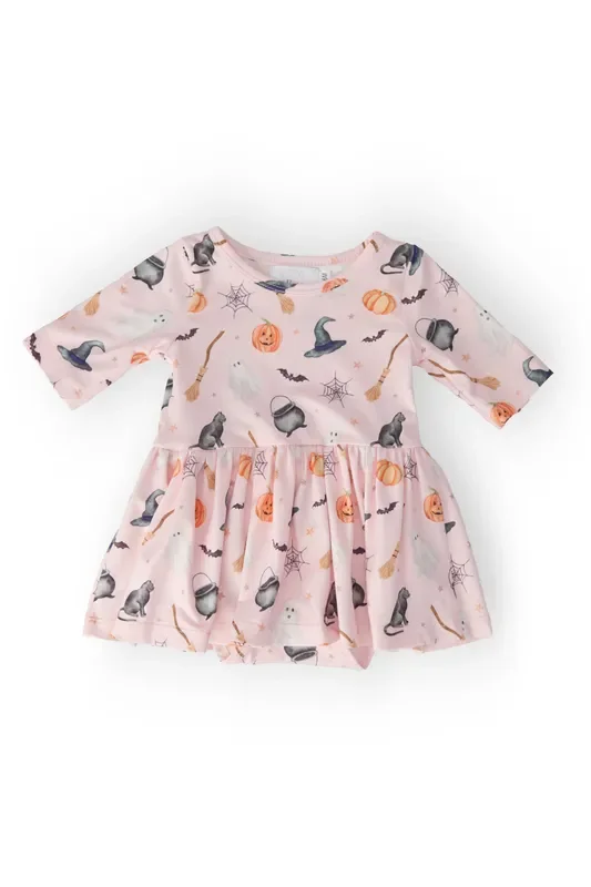 Hey Boo 3/4 Sleeve Twirl Bodysuit