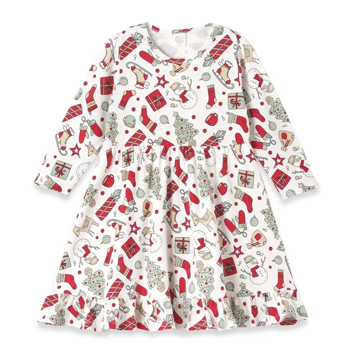 Holly Jolly Bamboo Twirl Dress