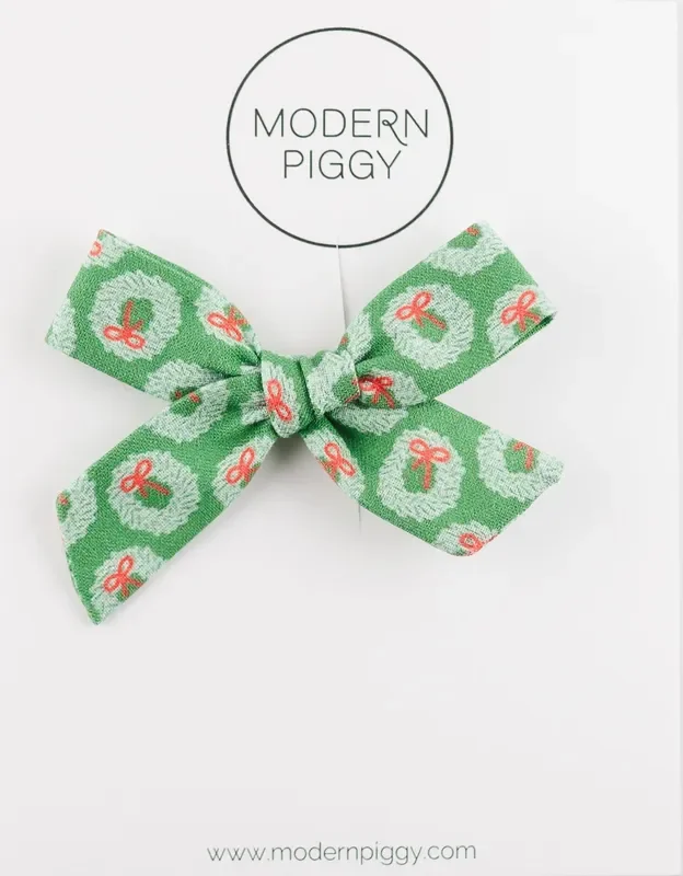 Holly | Pigtail Set – Hand-tied Bow