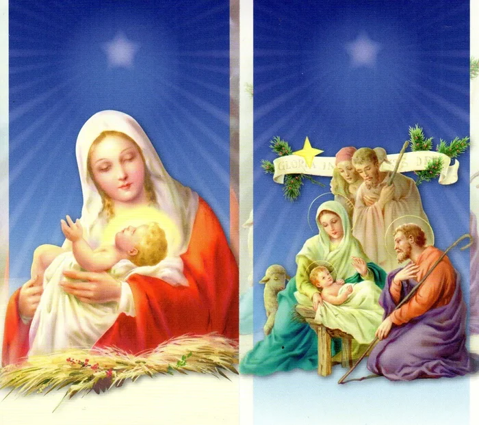 Holy Card – Nativity Scene