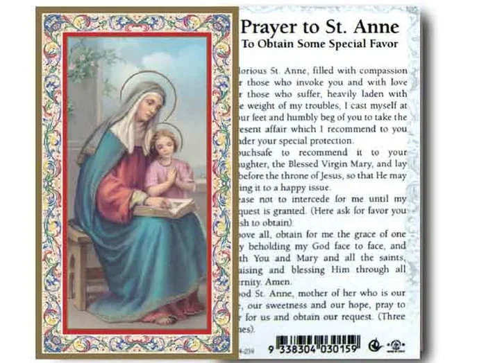 Holy Card – Saint Anne