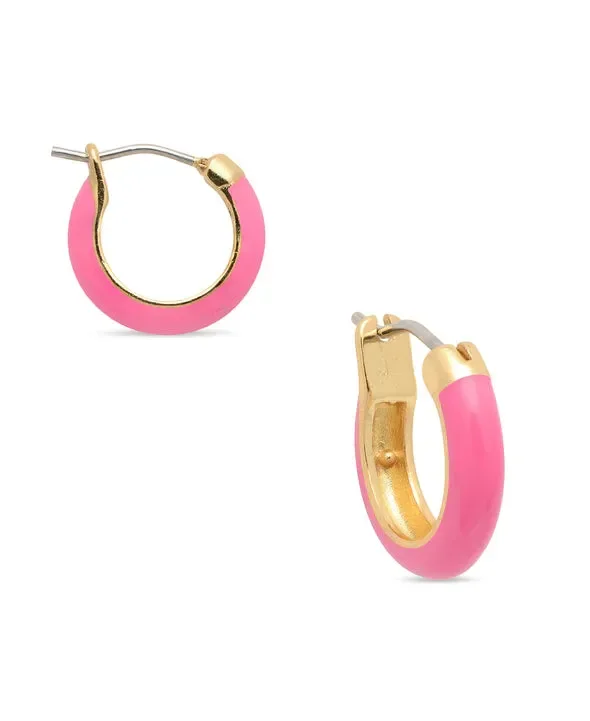 Hoop Earrings Pink