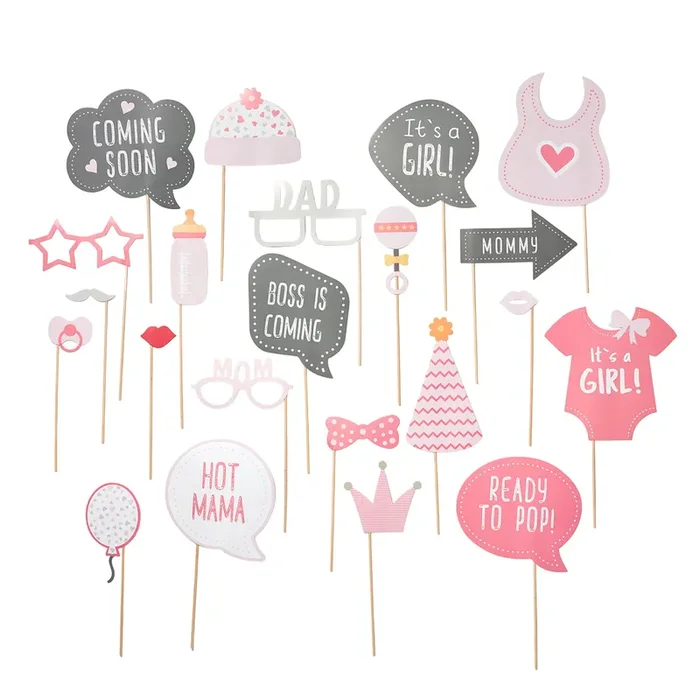 Hooray Baby Pink Photo Props