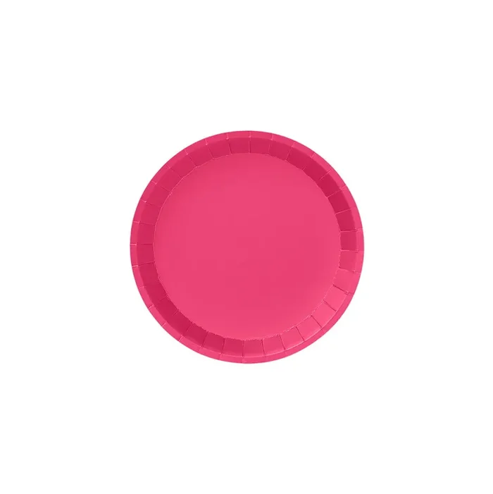 Hot Pink Classic Small Plates (10 Per Pack)