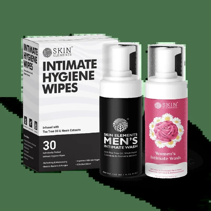 Hygiene Trio- Men’s Intimate Wash + Women’s Intimate Wash + Intimate Wipes