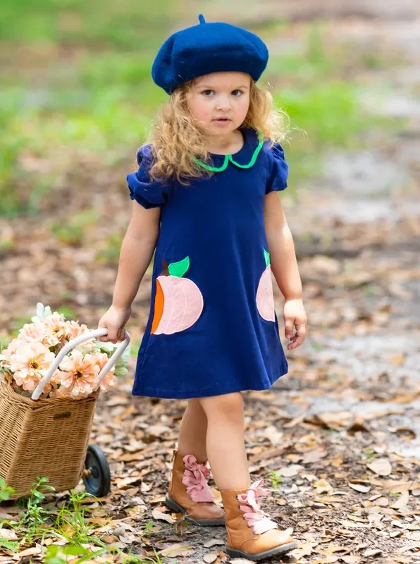 I’m No Cinderella Pumpkin Chambray Dress