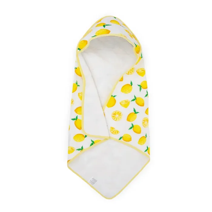 Infant Hooded Towel – Lemon
