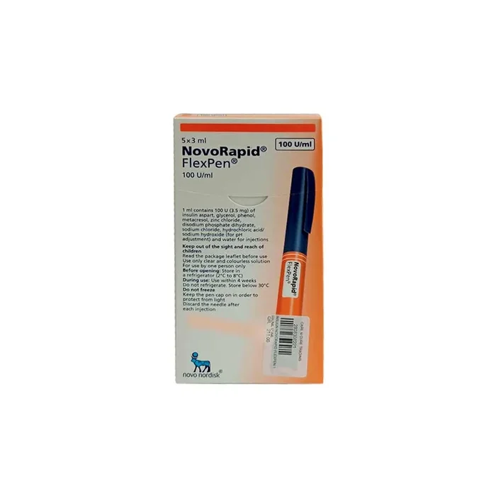 Insulin Novorapid Flexpen 100U/ml 5*3 ml