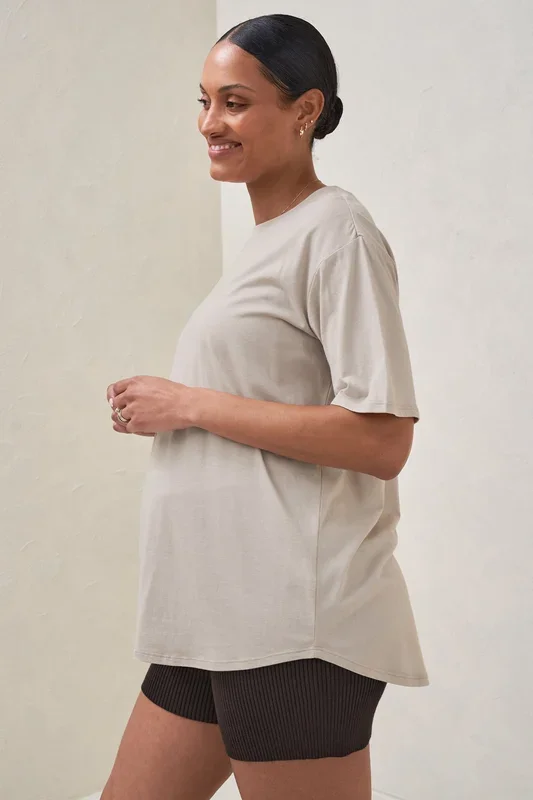 Into It Crew Tee – Stone