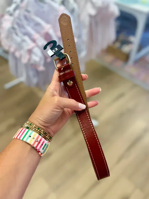 J. Bailey Leather Belt