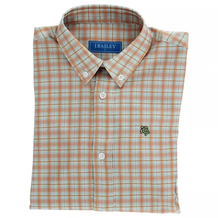 J. Bailey Spice Performance Button Down