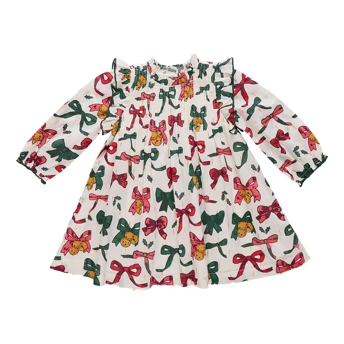Jaipur Dress Christmas Bows & Bells