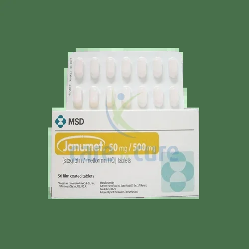 Janumet 50/500mg Tablets 56 Pieces