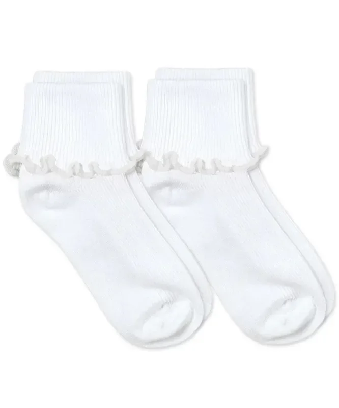 Jefferies Socks – Ripple Edge Smooth Toe Turn Cuff Socks