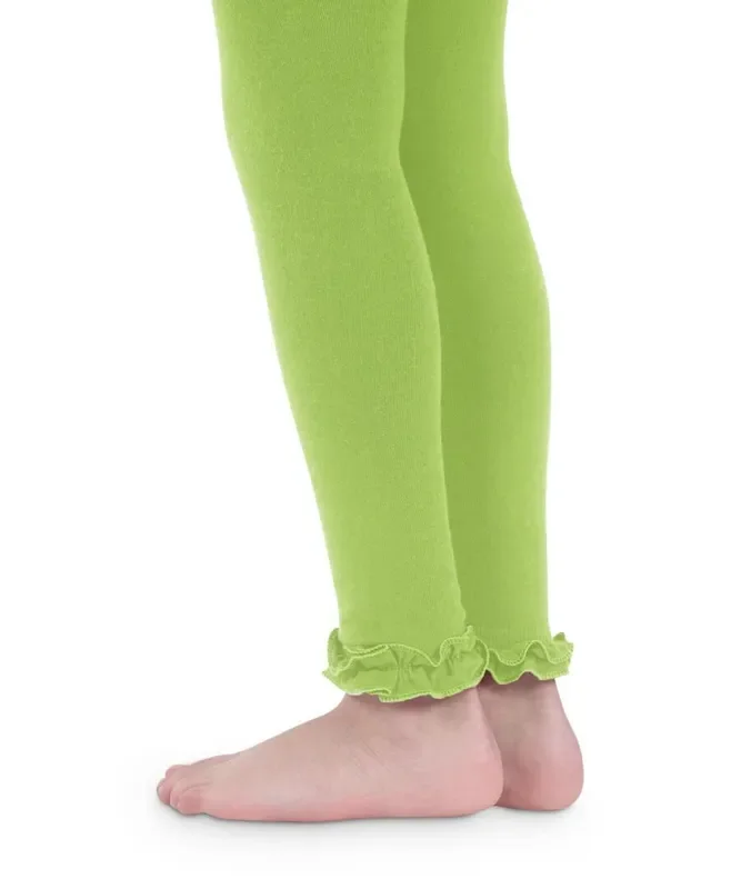 Jefferies Socks Cotton Ruffle Footless Tights