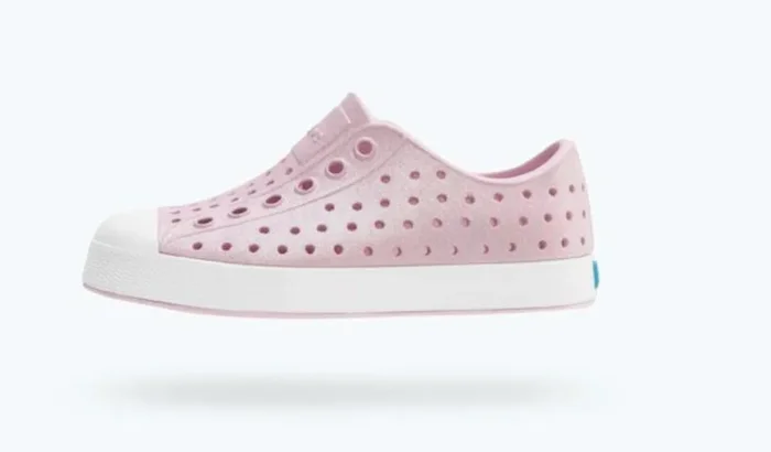 Jefferson | Barely Pink Bling + White
