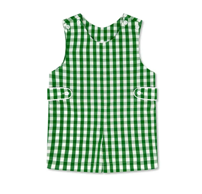 Jefferson Jon Jon- Augusta Green Gingham