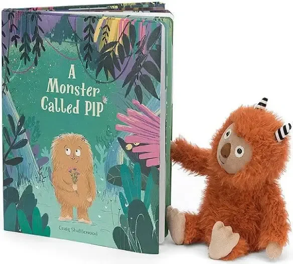 Jellycat A Monster Called Pip Book