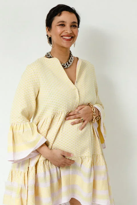 Julia Dress Lavender Fog/Lemonade